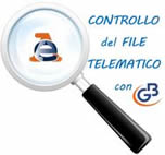 Produzione e controllo file telematico con GB