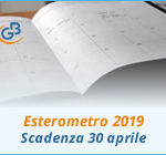 Esterometro 2019 (gennaio, febbraio e marzo): scadenza 30 aprile 2019