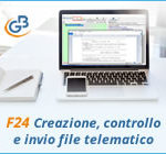 F24 2019: creazione, controllo e invio file telematico