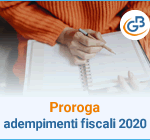 Proroga adempimenti fiscali 2020