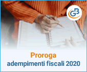 Proroga adempimenti fiscali 2020