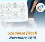 Scadenze adempimenti fiscali novembre 2019