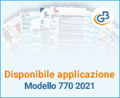 Disponibile applicazione: Modello 770 2021