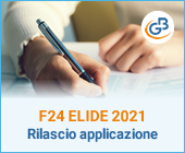 F24 ELIDE 2021: rilascio applicazione