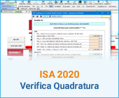 ISA 2020: Verifica Quadratura