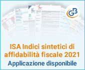 ISA Indici sintetici di affidabilità fiscale 2021: applicazione disponibile