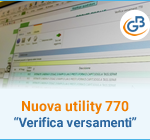 Nuova utility 770: gestione “Verifica Versamenti”
